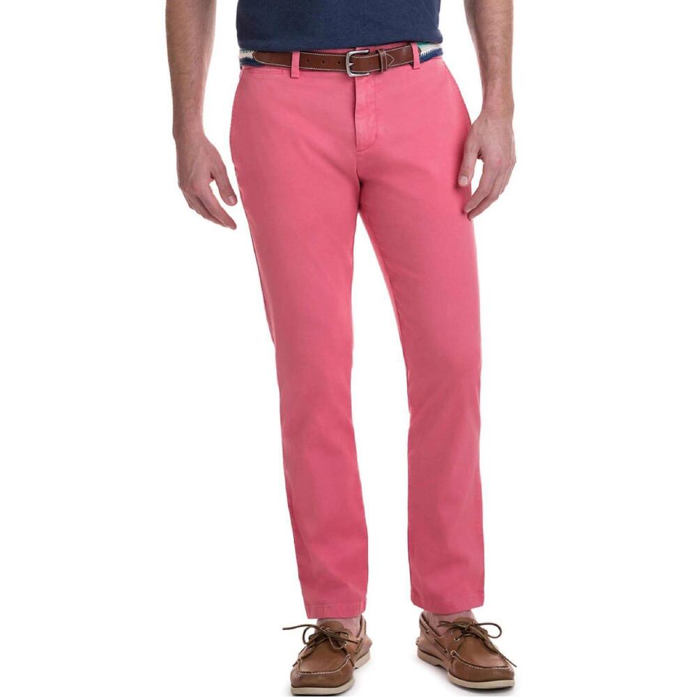 Vineyard Vines Men's Classic Coral Chino Pants 30x32